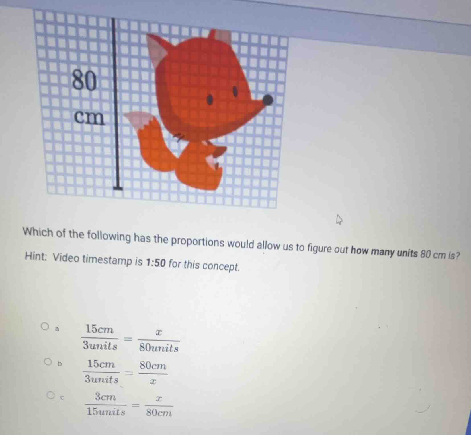 which of the following has the proportions would allow us to figure out…