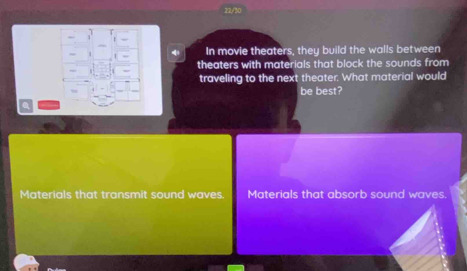 in movie theaters, they build the walls between theaters with materials…