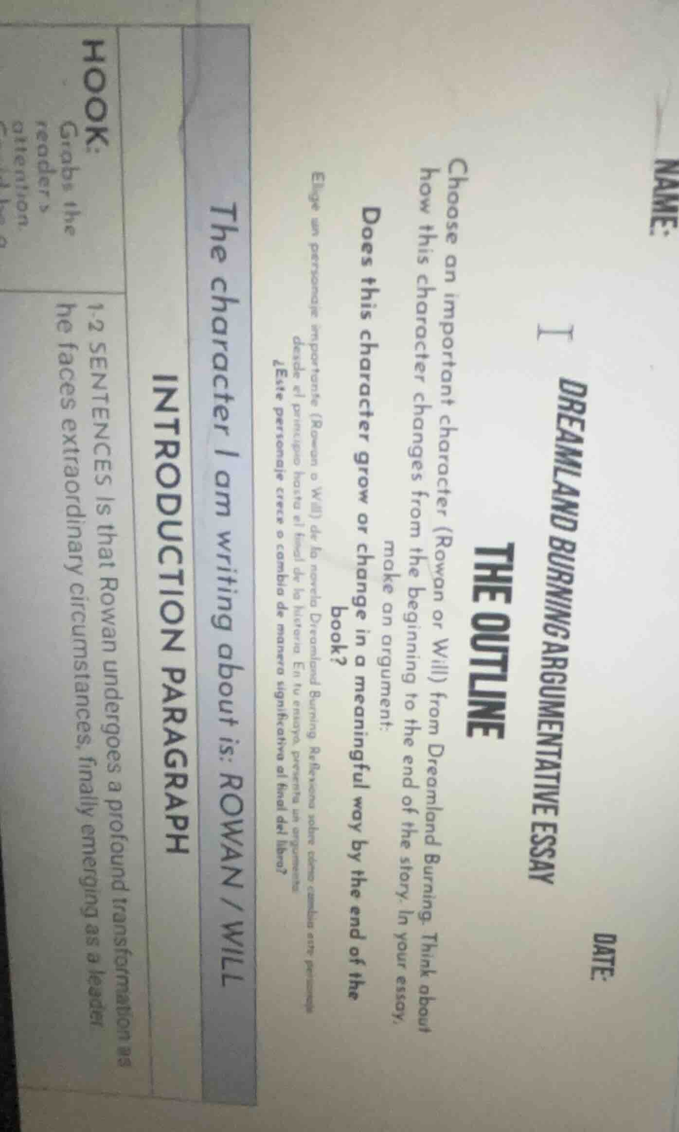 dreamland burning argumentative essay the outline choose an important c…