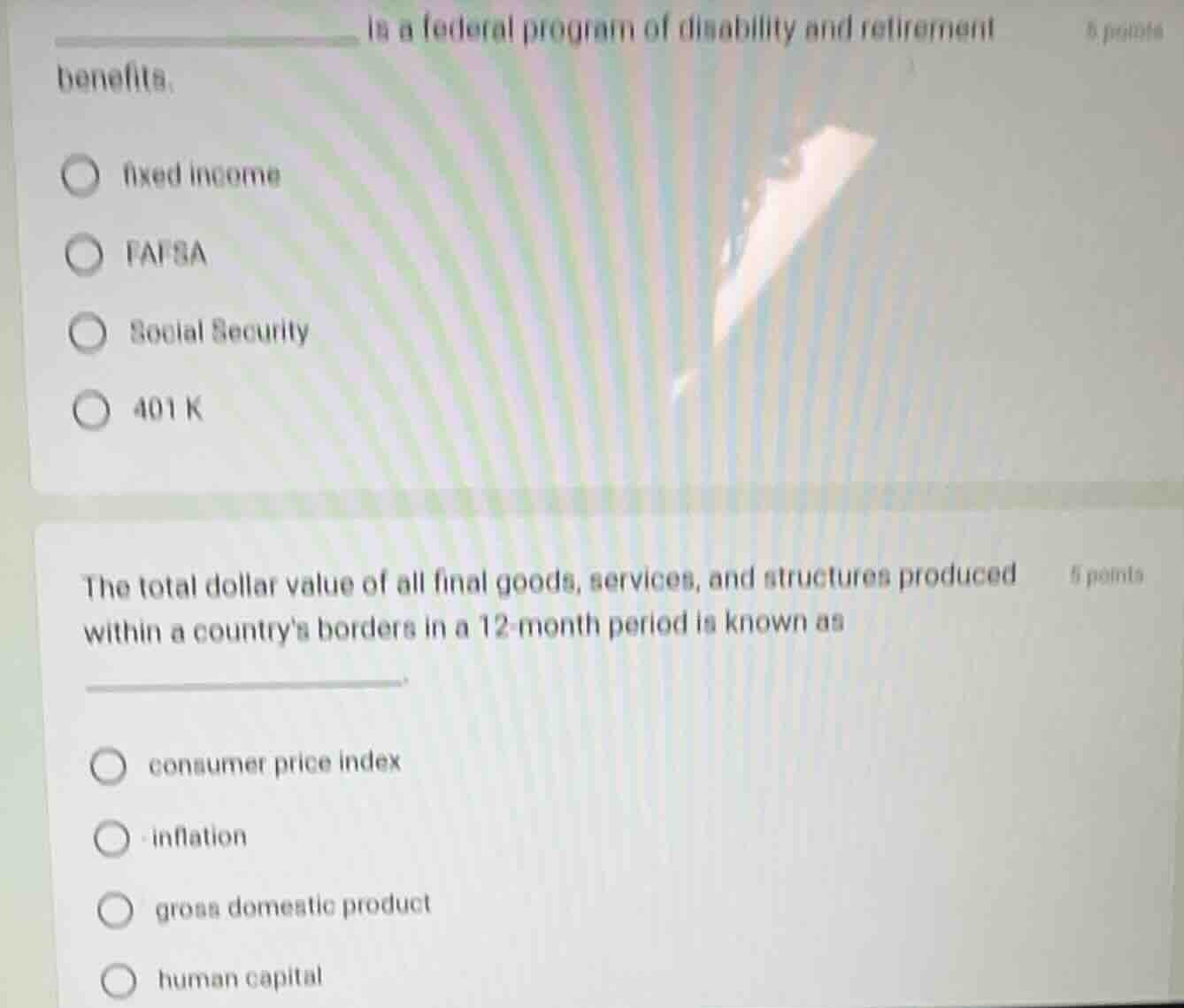 __________ is a federal program of disability and retirement benefits. …