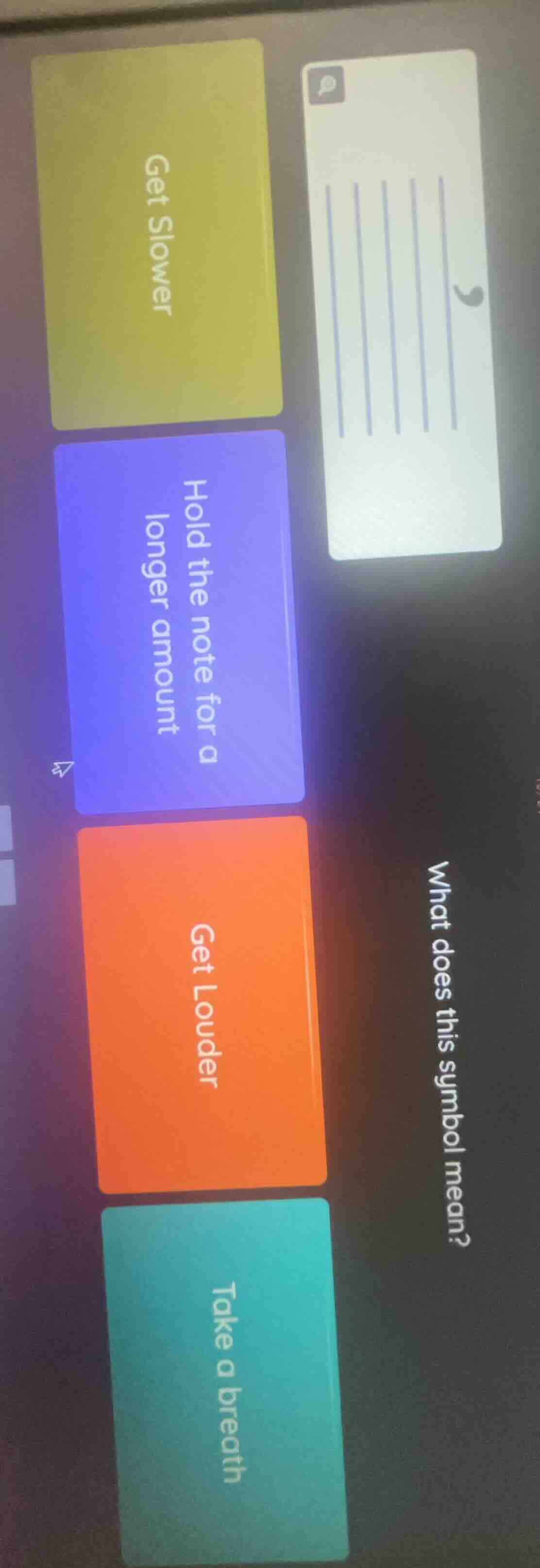 what does this symbol mean? get slower hold the note for a longer amoun…