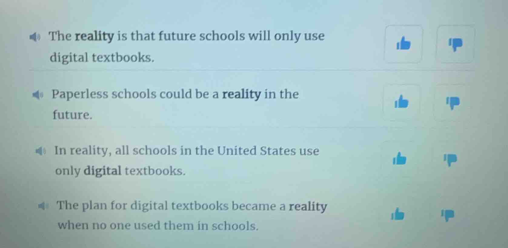 the reality is that future schools will only use digital textbooks. pap…