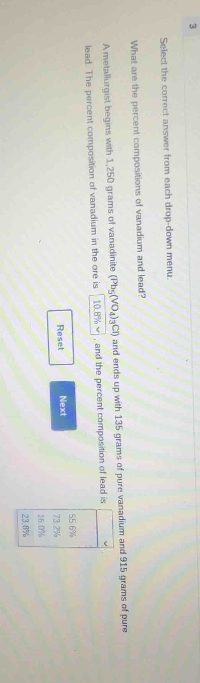 select the correct answer from each drop - down menu. what are the perc…