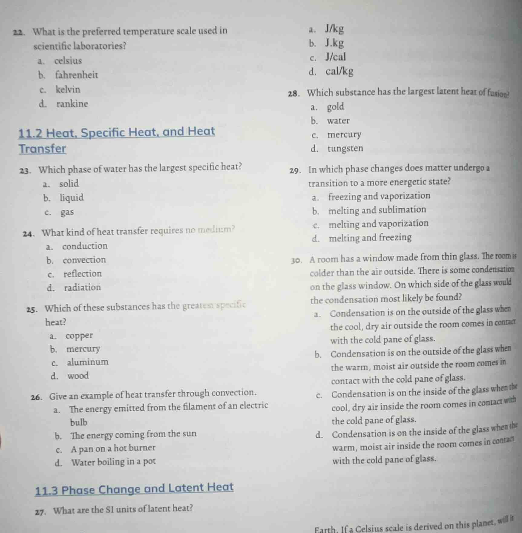 22. what is the preferred temperature scale used in scientific laborato…