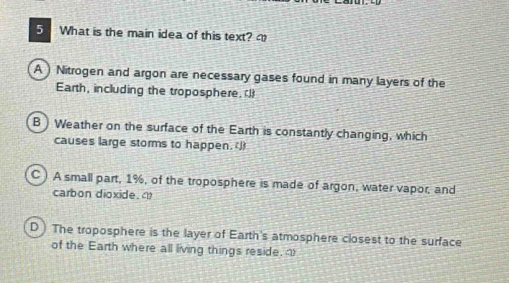 5 what is the main idea of this text? a nitrogen and argon are necessar…