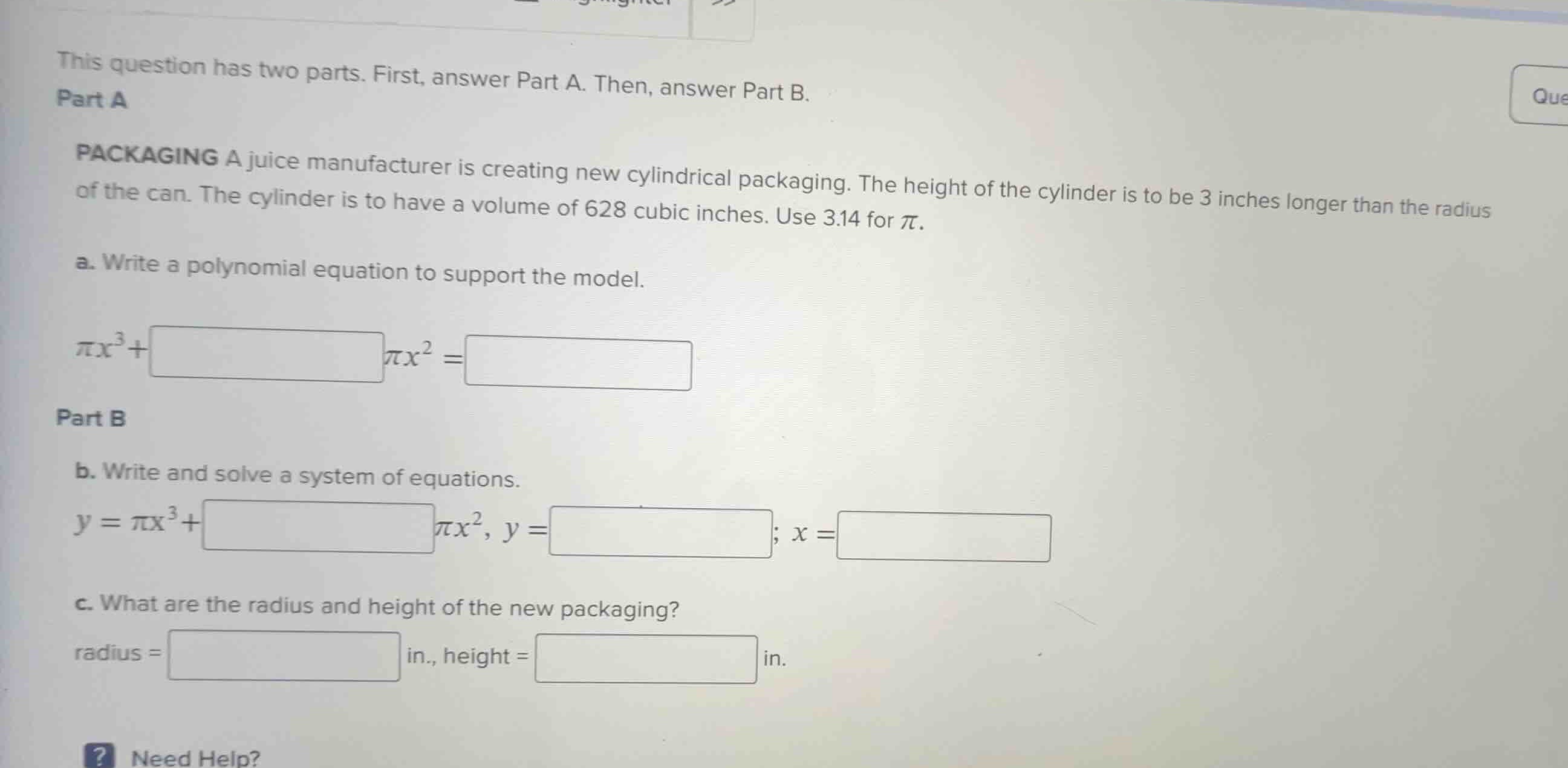 this question has two parts. first, answer part a. then, answer part b.…