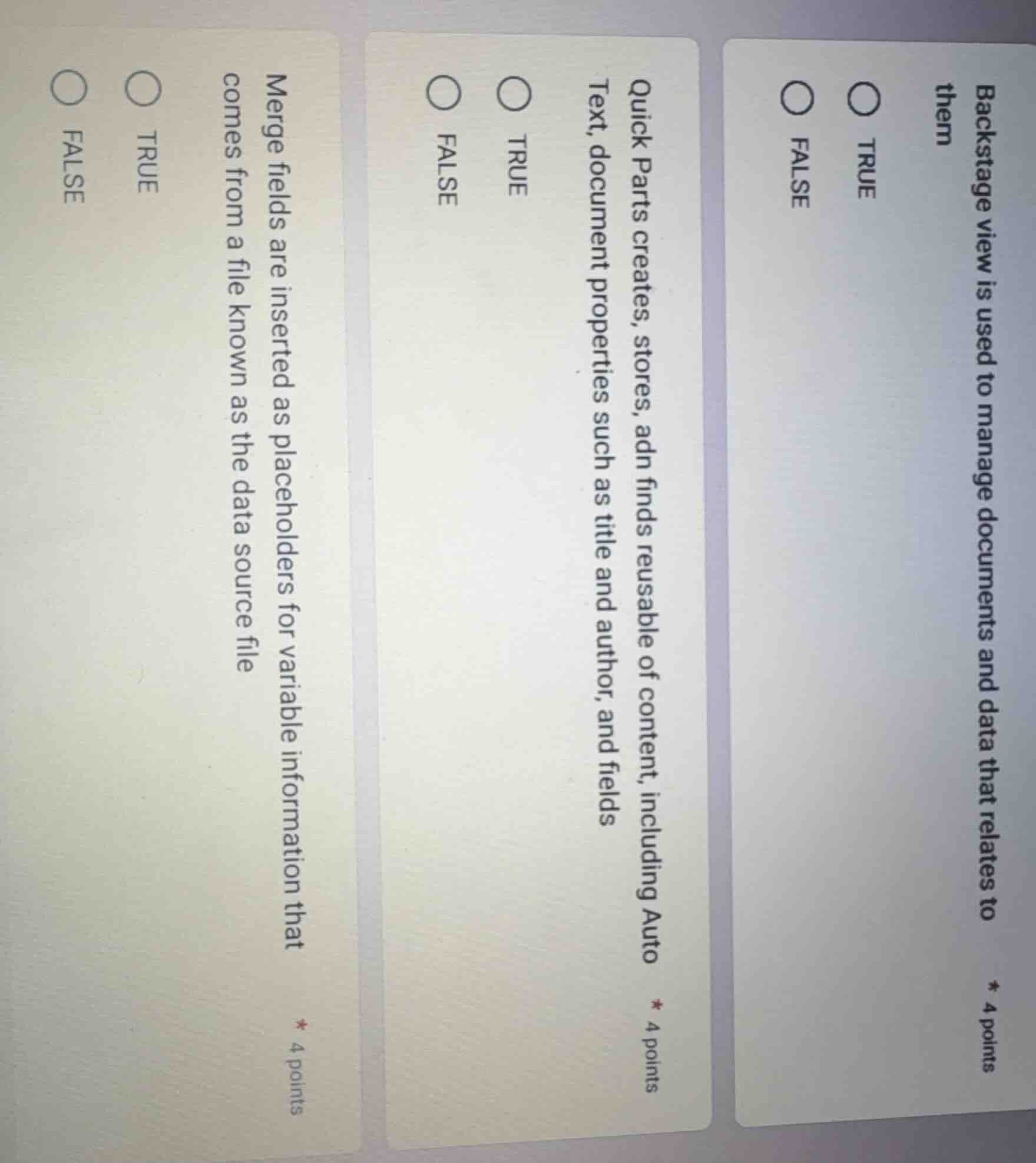 backstage view is used to manage documents and data that relates to the…