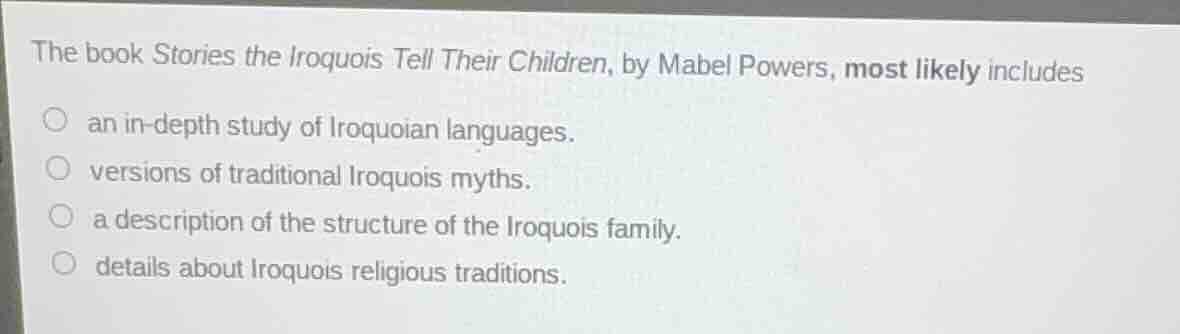 the book stories the iroquois tell their children, by mabel powers, mos…