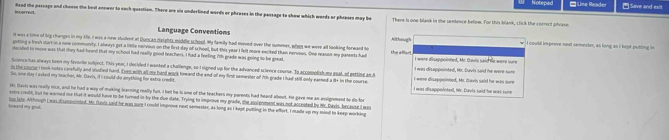 read the passage and choose the best answer to each question. there are…