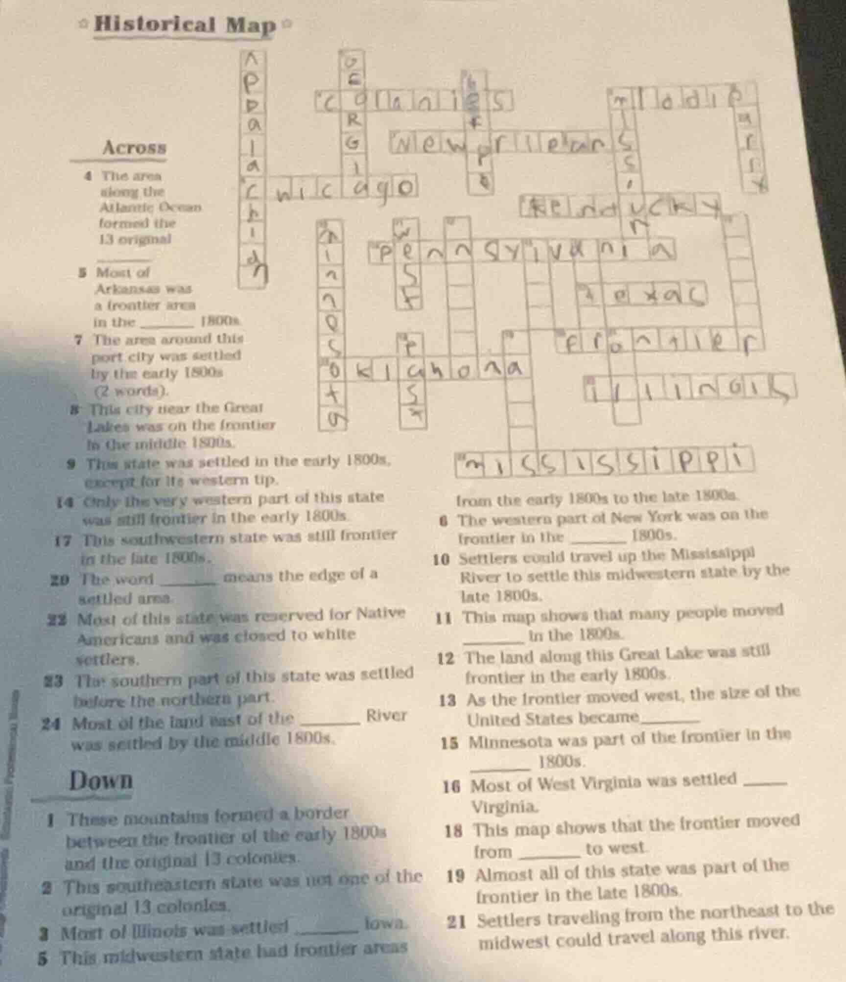 historical map across 4 the area along the atlantic ocean formed the 13…