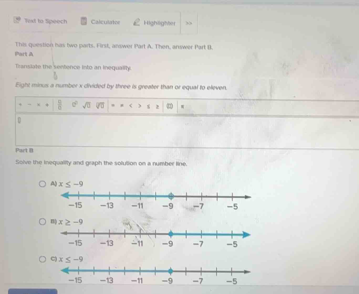 this question has two parts. first, answer part a. then, answer part b.…