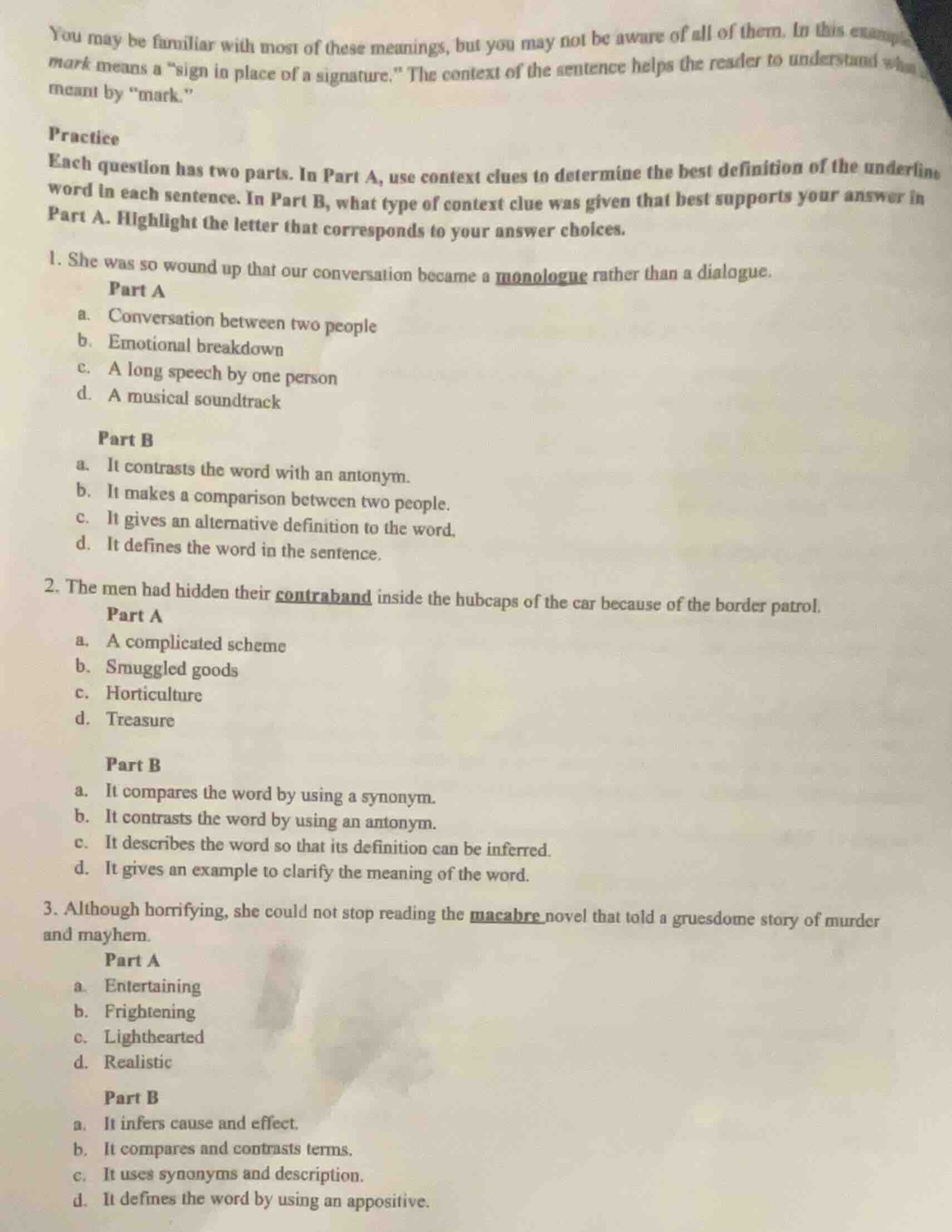 you may be familiar with most of these meanings, but you may not be awa…