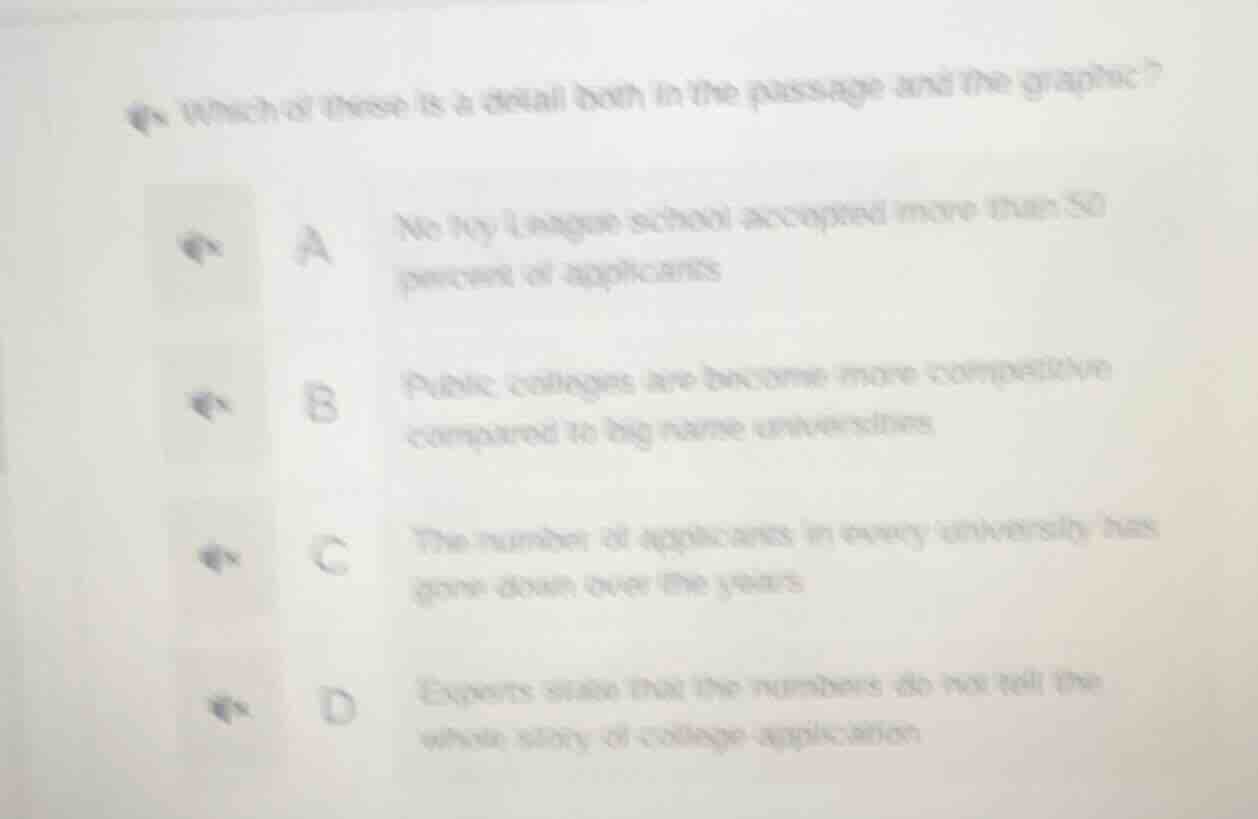 which of these is a detail both in the passage and the graphic? a no iv…