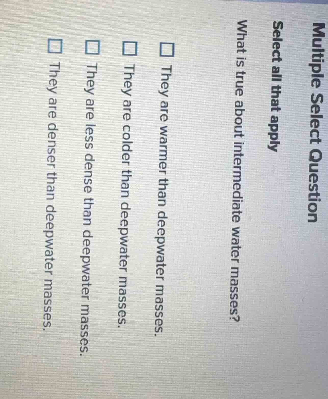 multiple select question select all that apply what is true about inter…