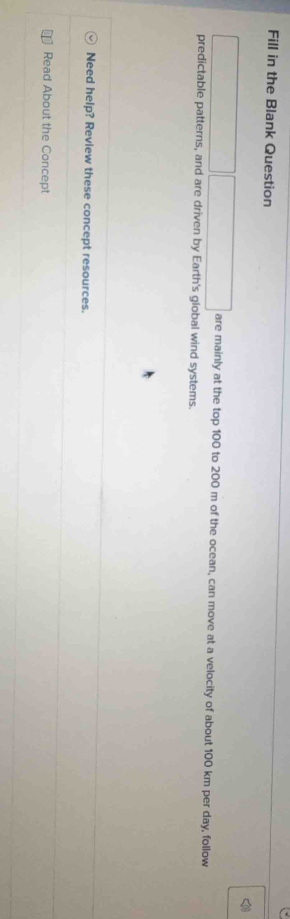 fill in the blank question ______ ______ are mainly at the top 100 to 2…