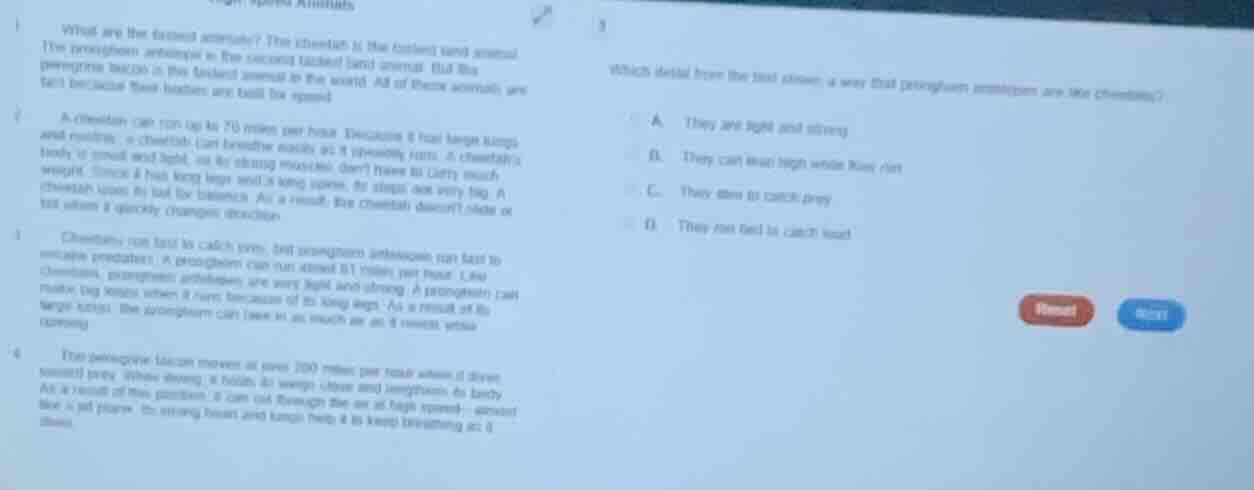 what are the fastest animals? the cheetah is the fastest land animal. t…