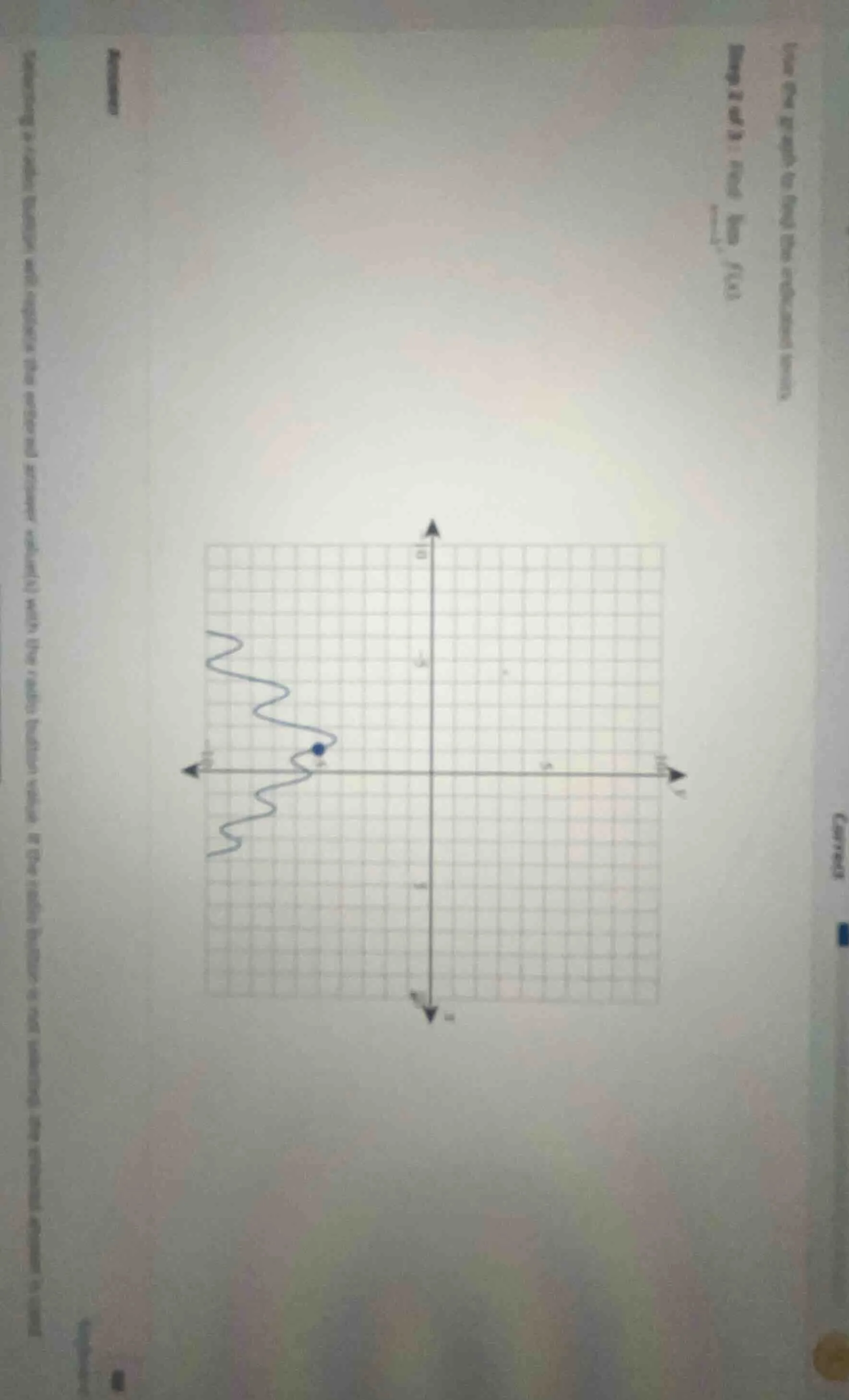 use the graph of the function f(x) to answer the question.question: wha…