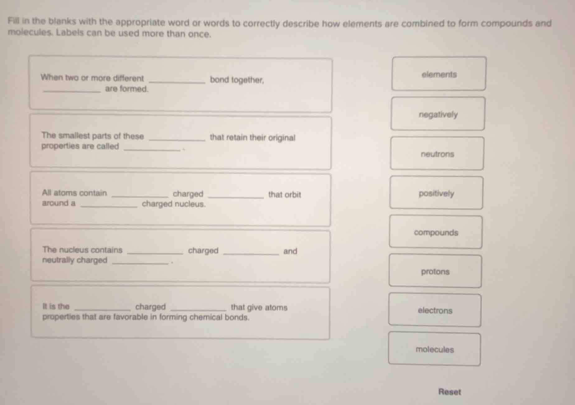 fill in the blanks with the appropriate word or words to correctly desc…