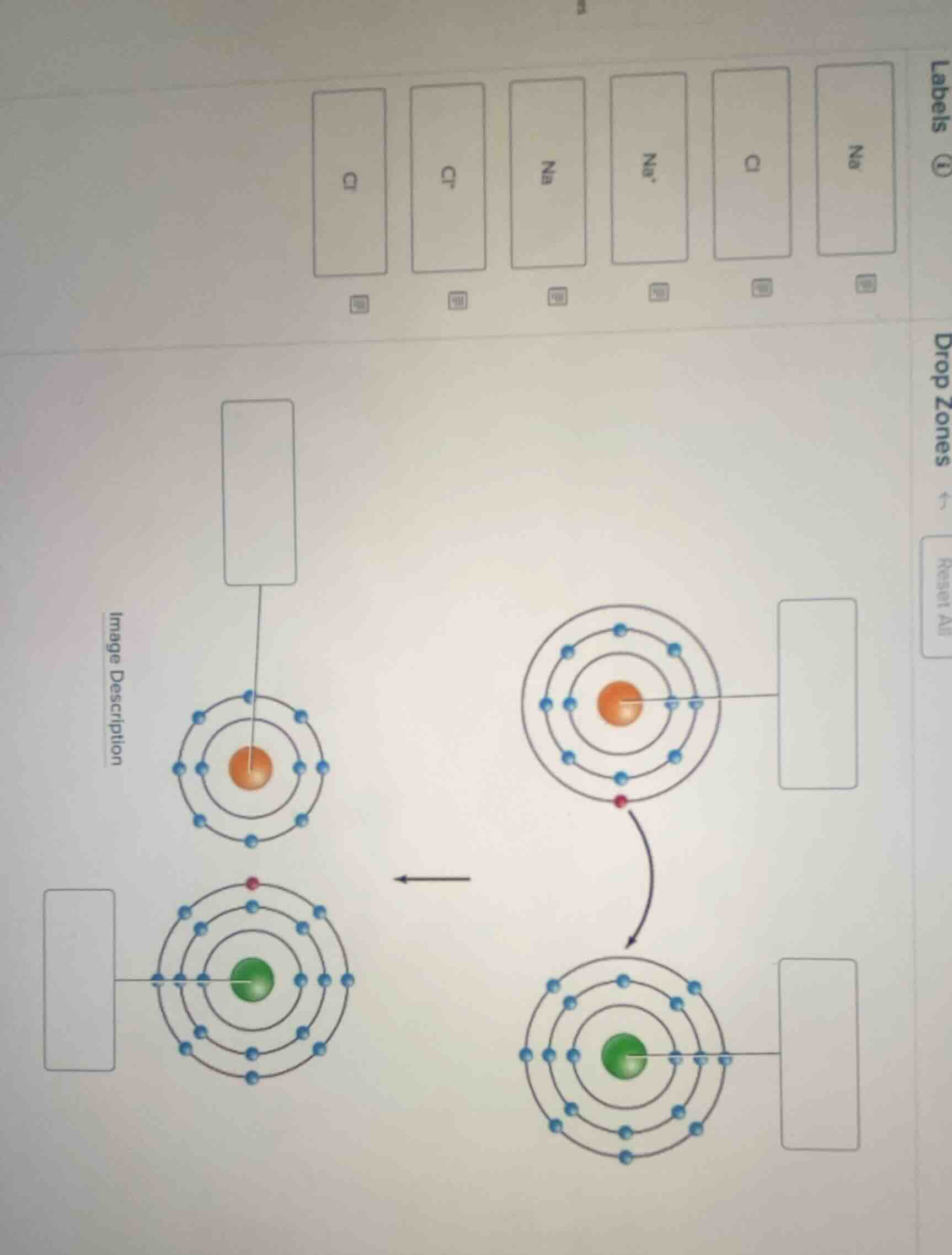 labels ① drop zones ← reset all image description