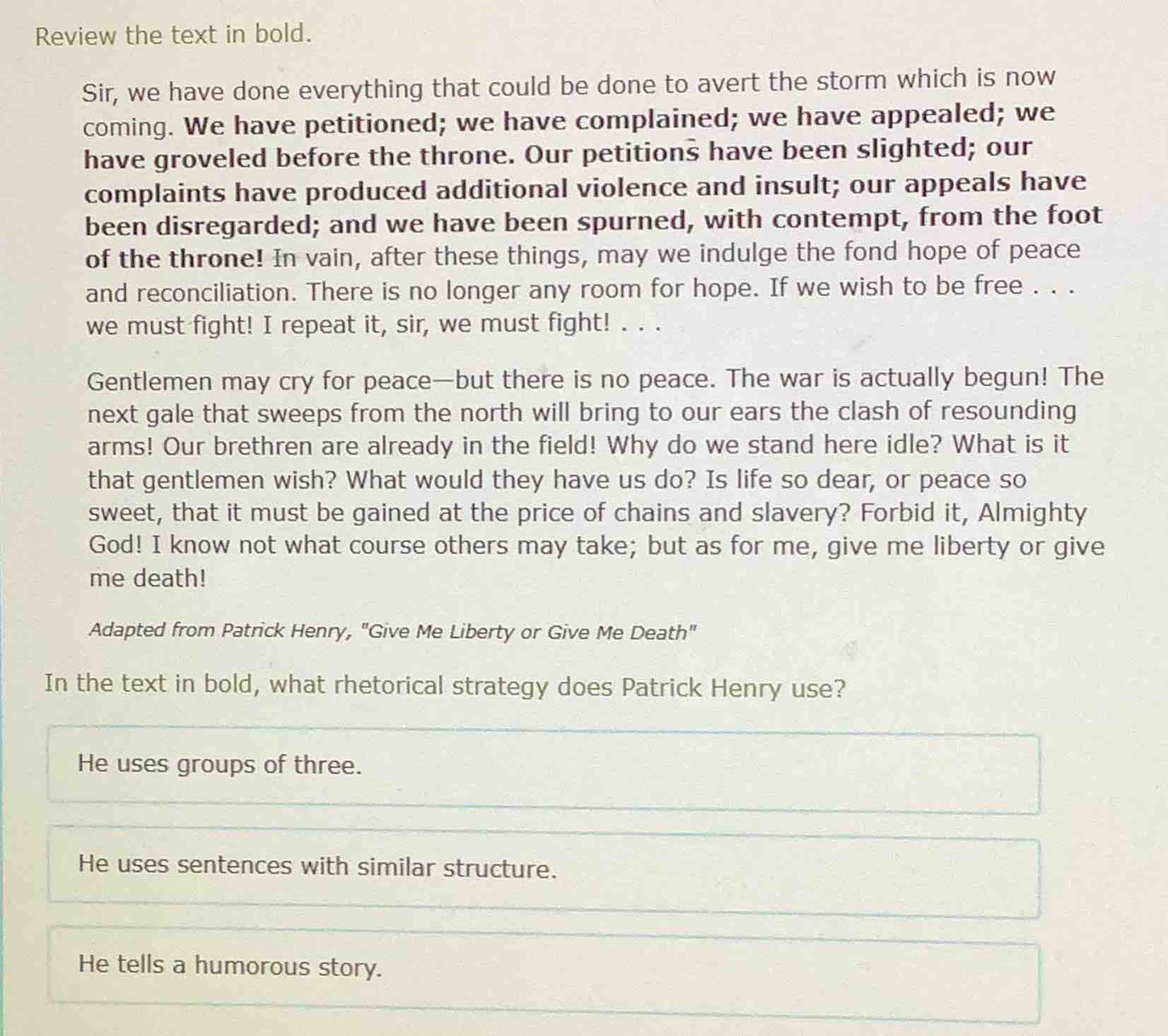 review the text in bold. sir, we have done everything that could be don…