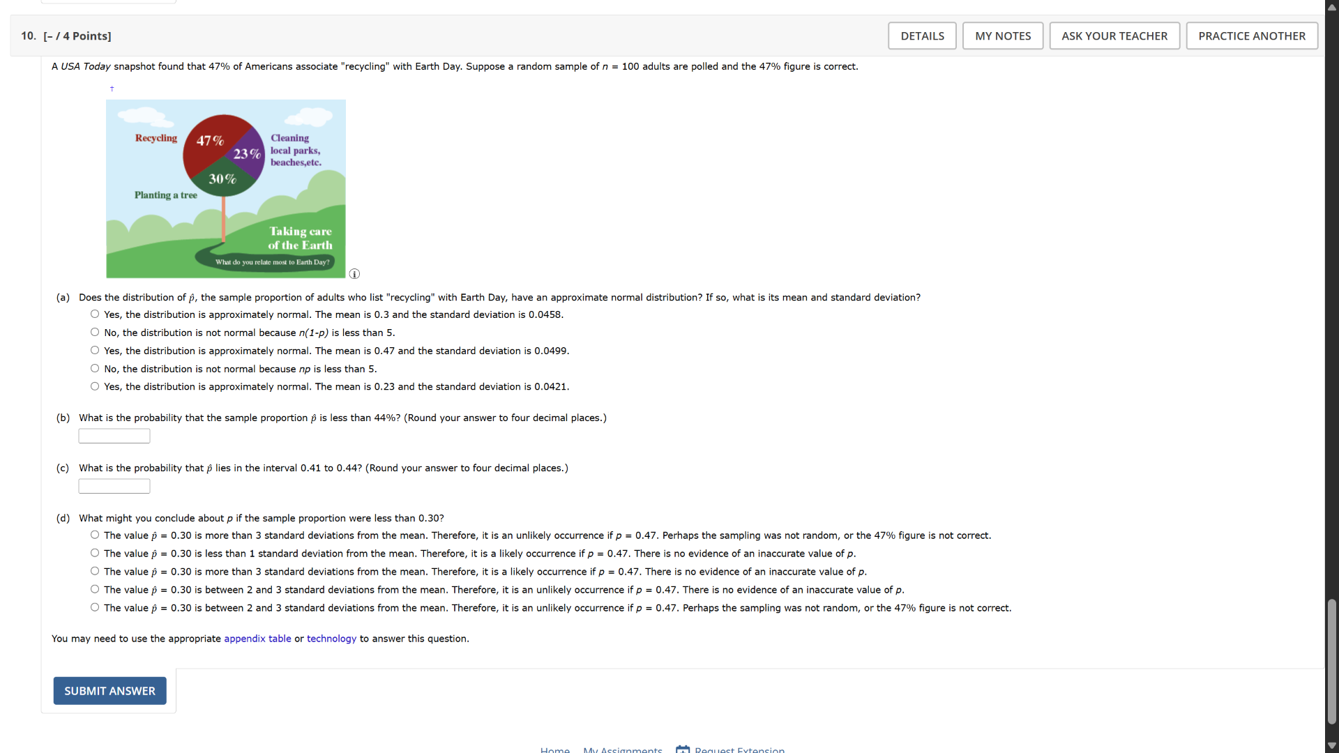 10. - / 4 points a usa today snapshot found that 47% of americans assoc…