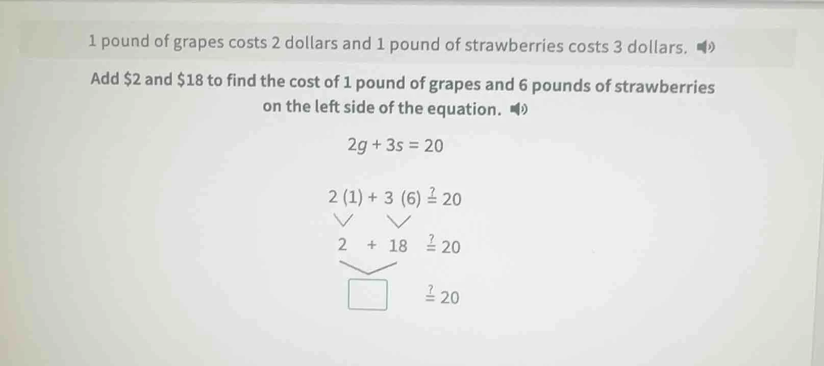 1 pound of grapes costs 2 dollars and 1 pound of strawberries costs 3 d…