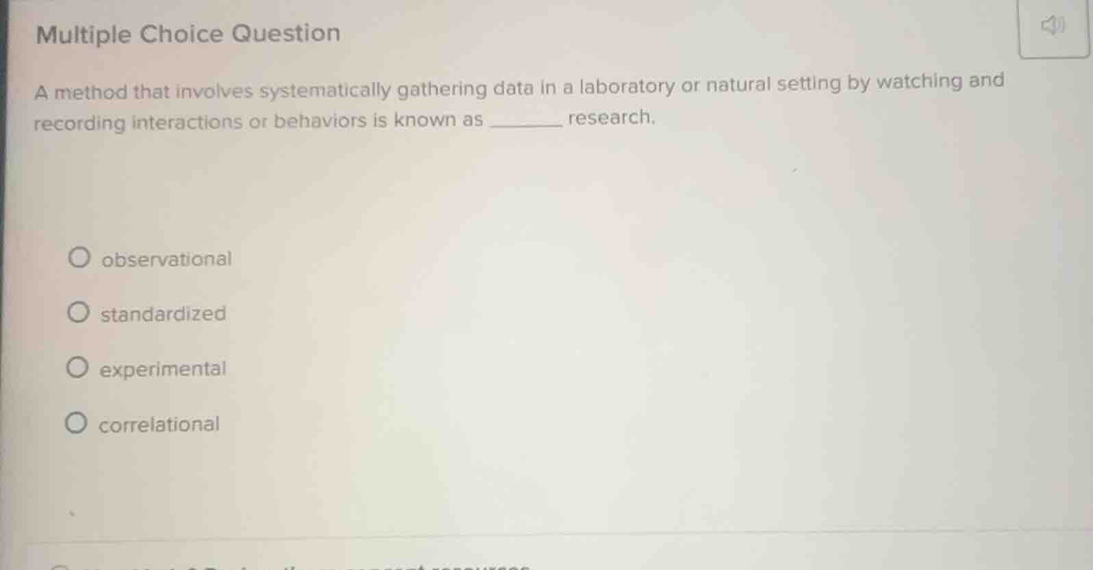 multiple choice question a method that involves systematically gatherin…