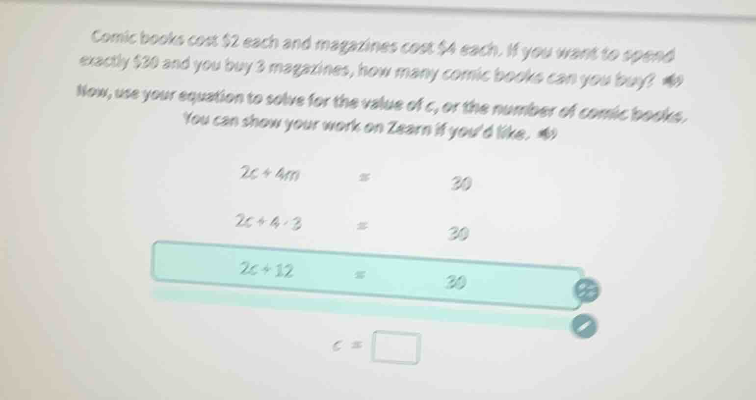 comic books cost $2 each and magazines cost $4 each. if you want to spe…