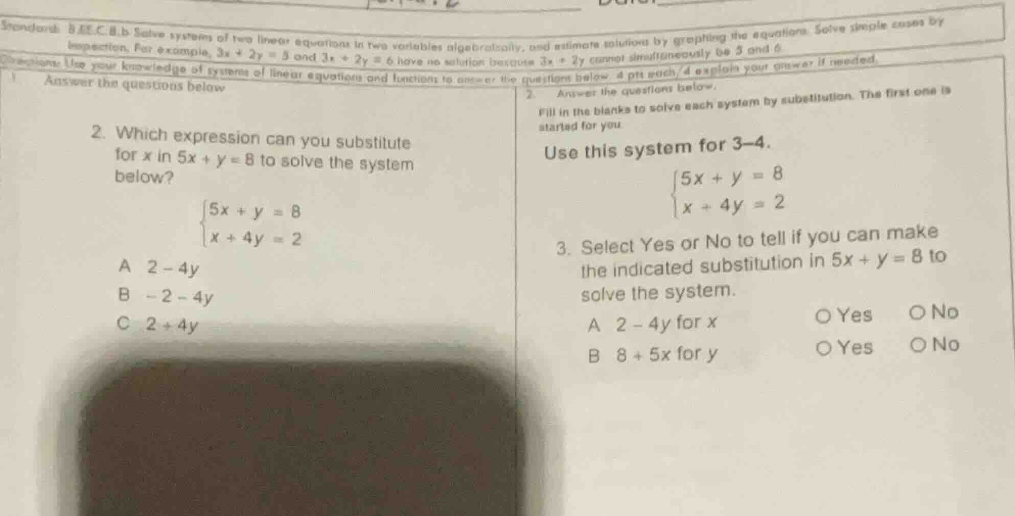 directions: use your knowledge of systems of linear equations and funct…