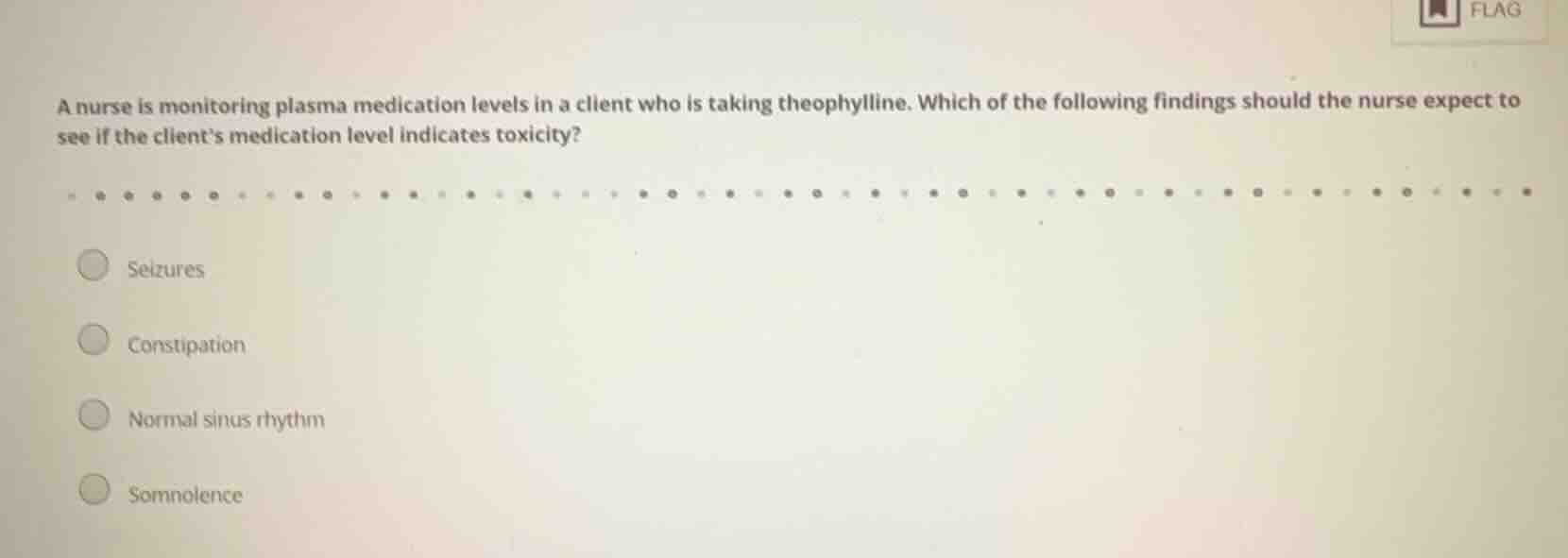 a nurse is monitoring plasma medication levels in a client who is takin…