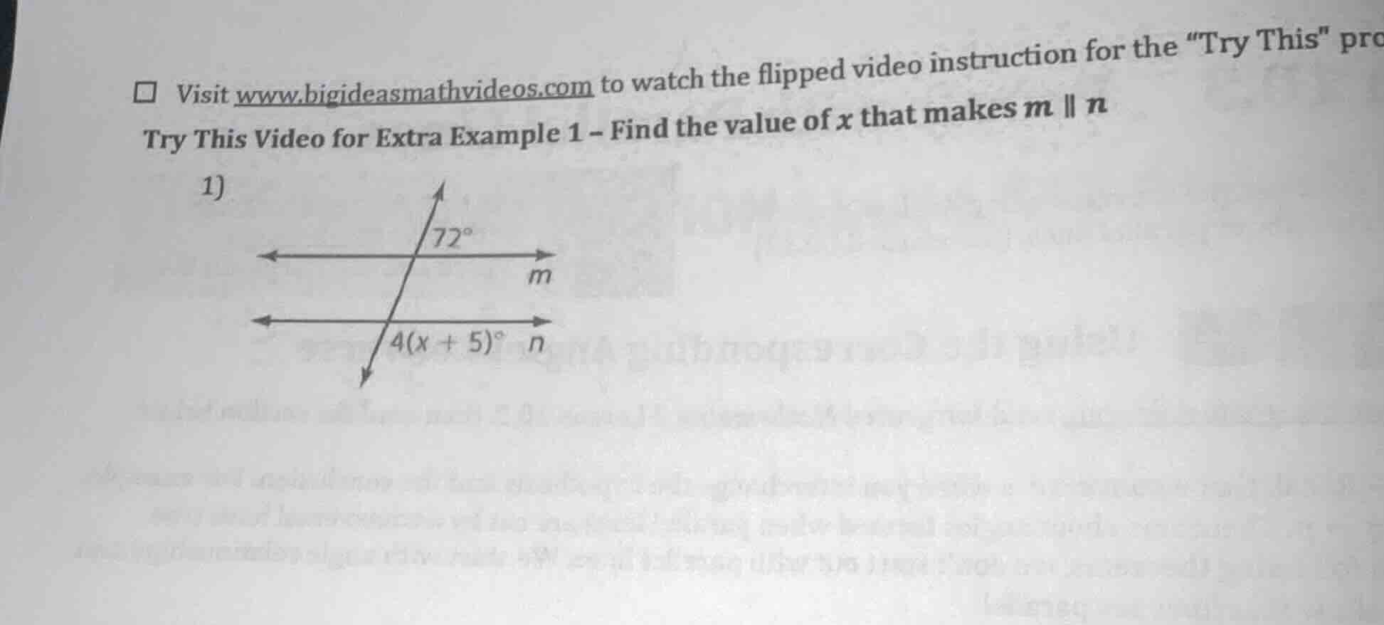 visit www.bigideasmathvideos.com to watch the flipped video instruction…