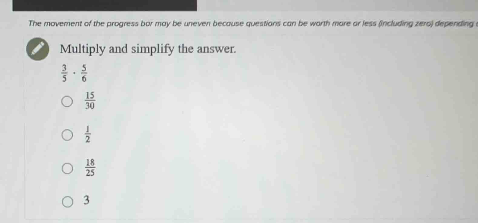 the movement of the progress bar may be uneven because questions can be…