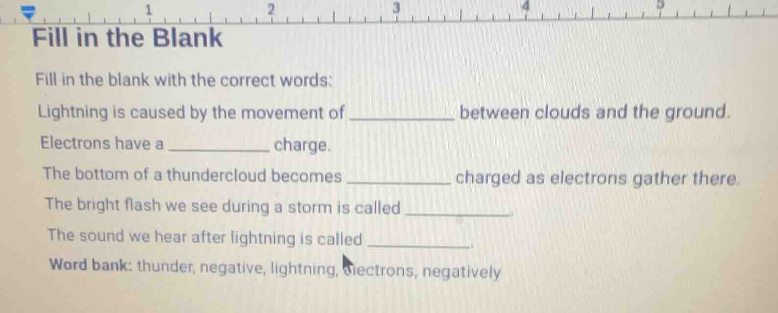 fill in the blank fill in the blank with the correct words: lightning i…