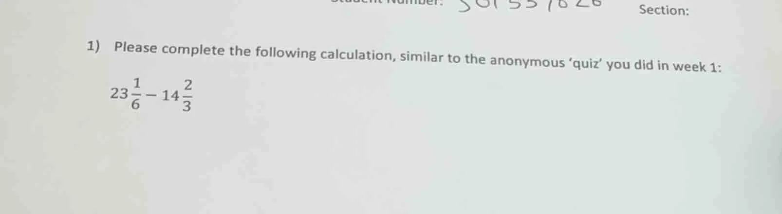 1) please complete the following calculation, similar to the anonymous …