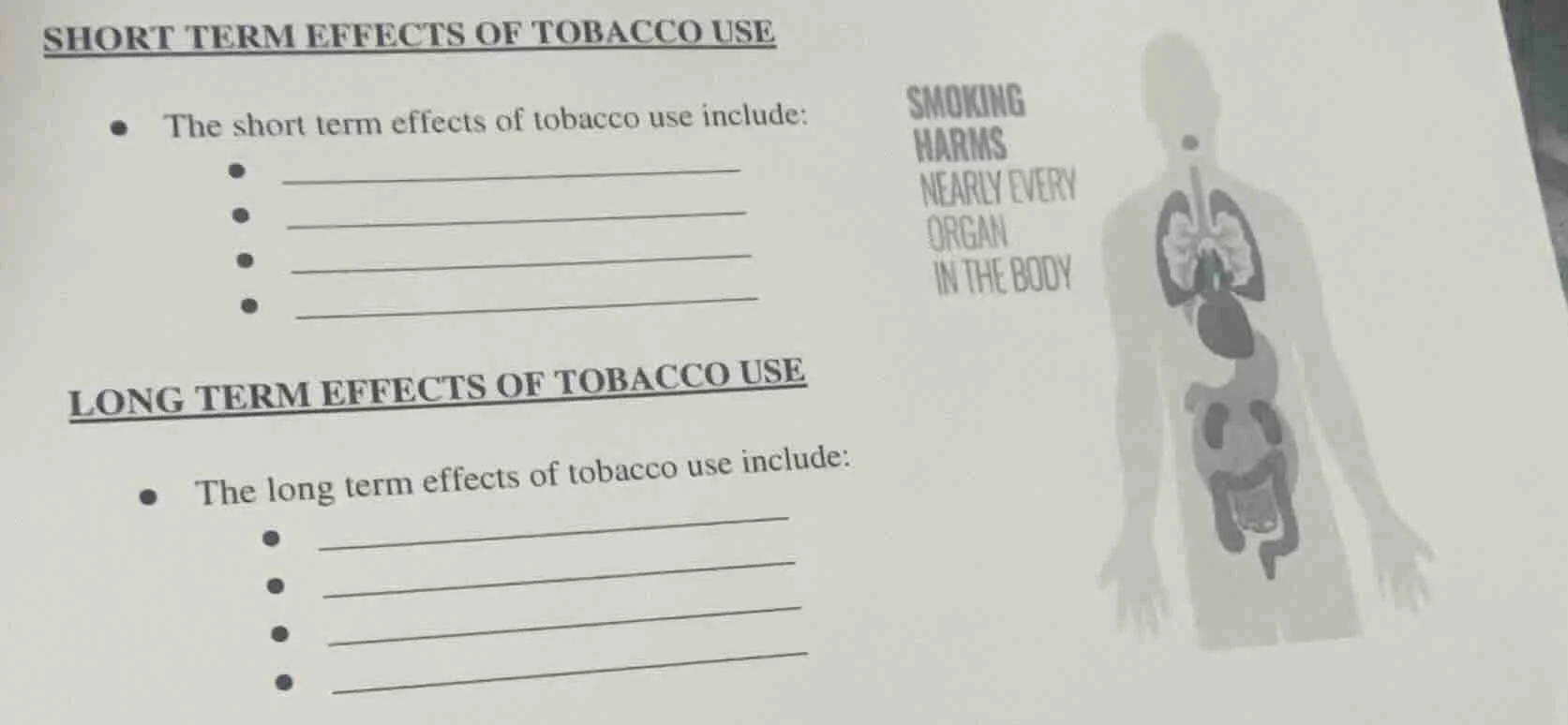 short term effects of tobacco use - the short term effects of tobacco u…