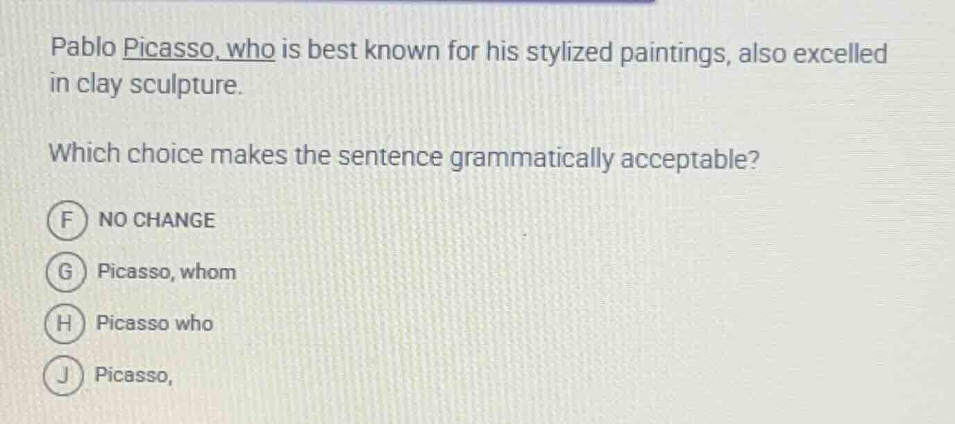 pablo picasso, who is best known for his stylized paintings, also excel…