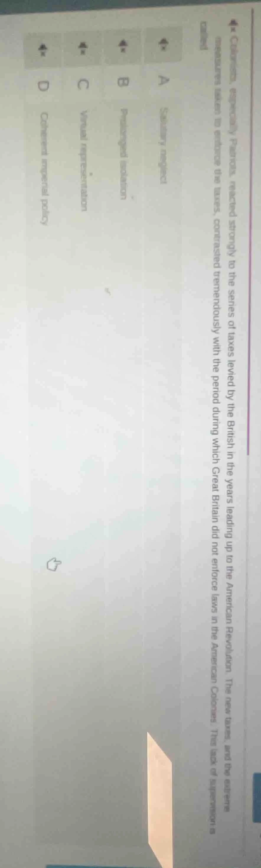 american colonists, especially patriots, reacted strongly to the series…