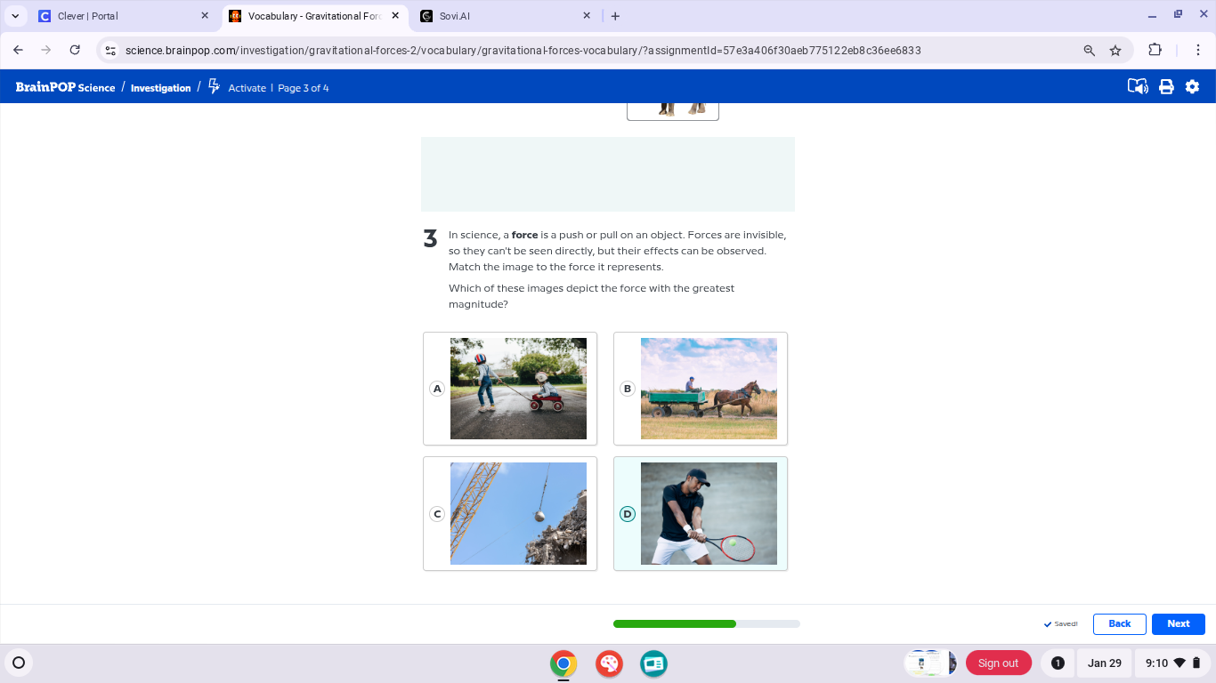 3 in science, a force is a push or pull on an object. forces are invisi…