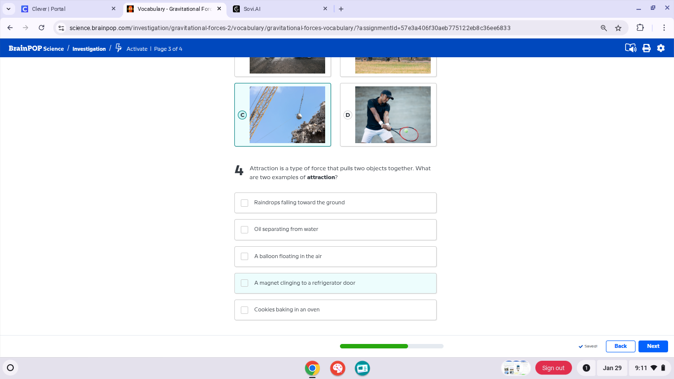 4 attraction is a type of force that pulls two objects together. what a…