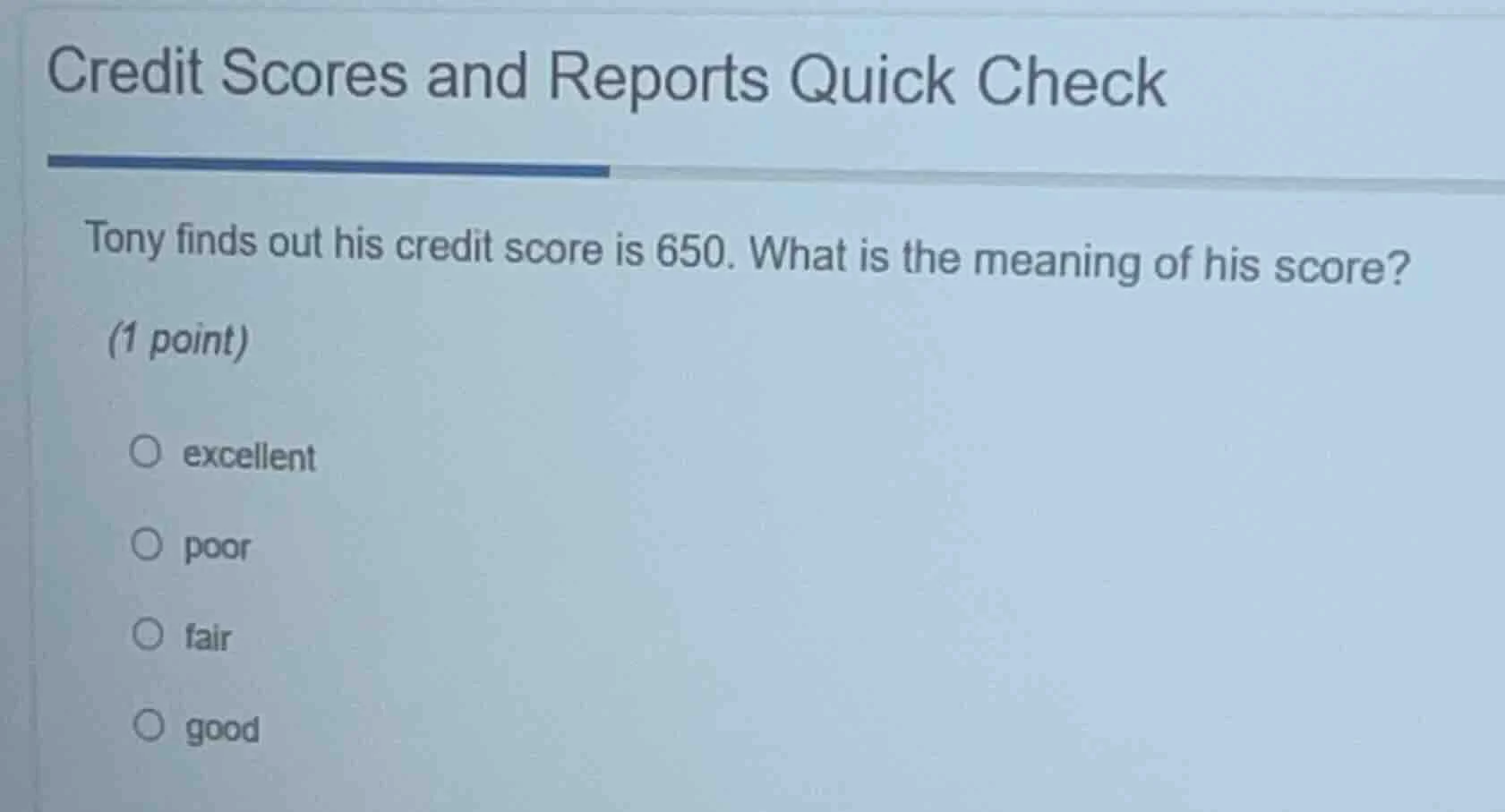 credit scores and reports quick check tony finds out his credit score i…