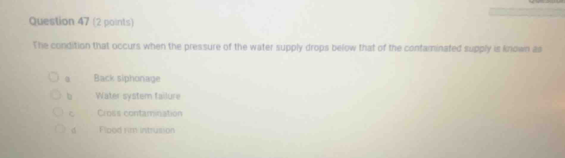 question 47 (2 points) the condition that occurs when the pressure of t…