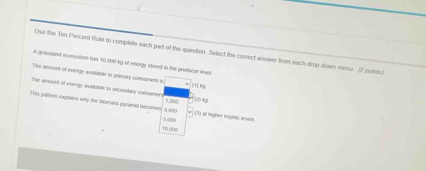 use the ten percent rule to complete each part of the question. select …