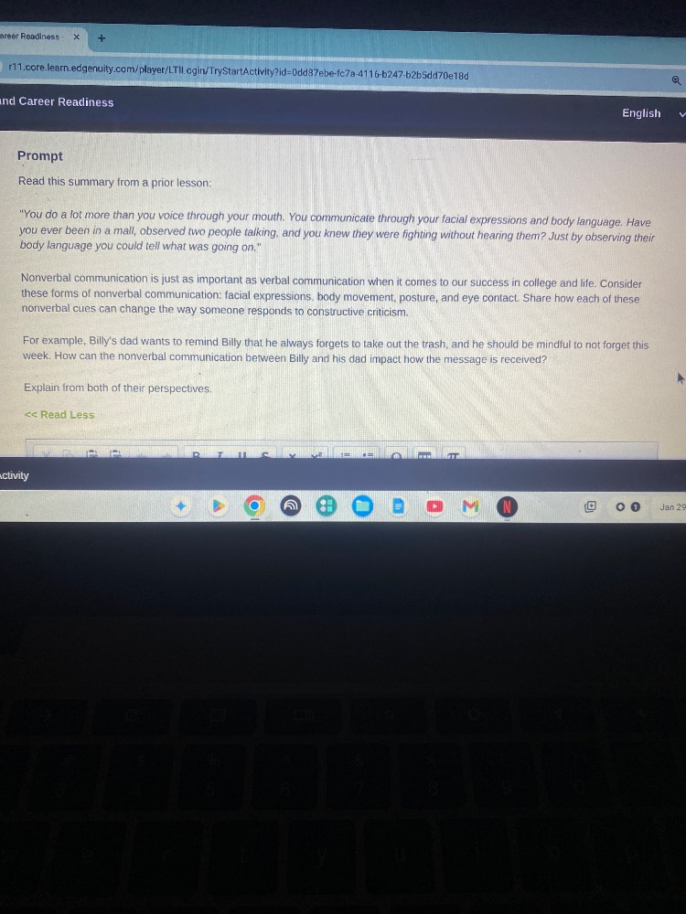 prompt read this summary from a prior lesson: \you do a lot more than y…