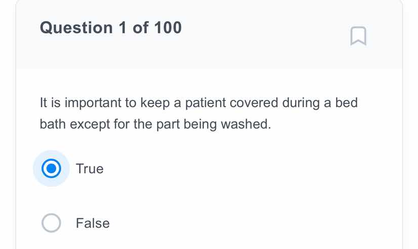 question 1 of 100 it is important to keep a patient covered during a be…