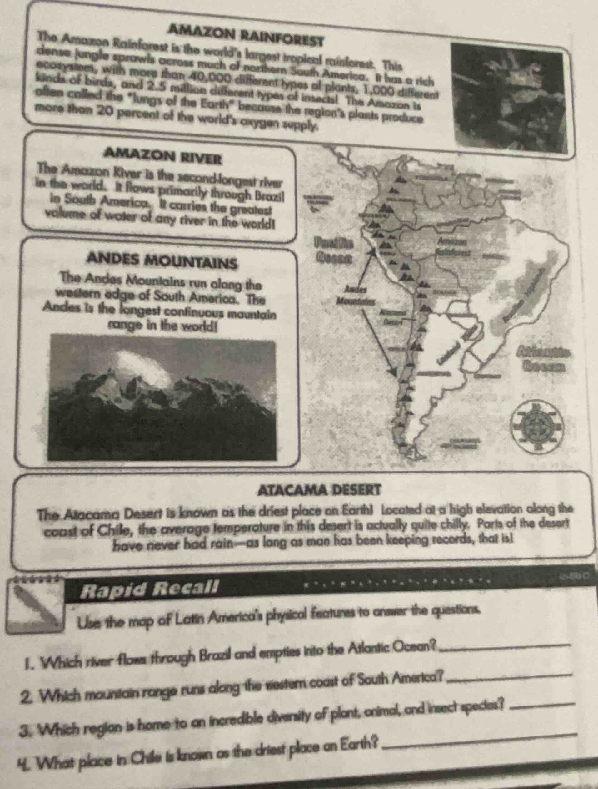 amazon rainforest the amazon rainforest is the world’s largest tropical…