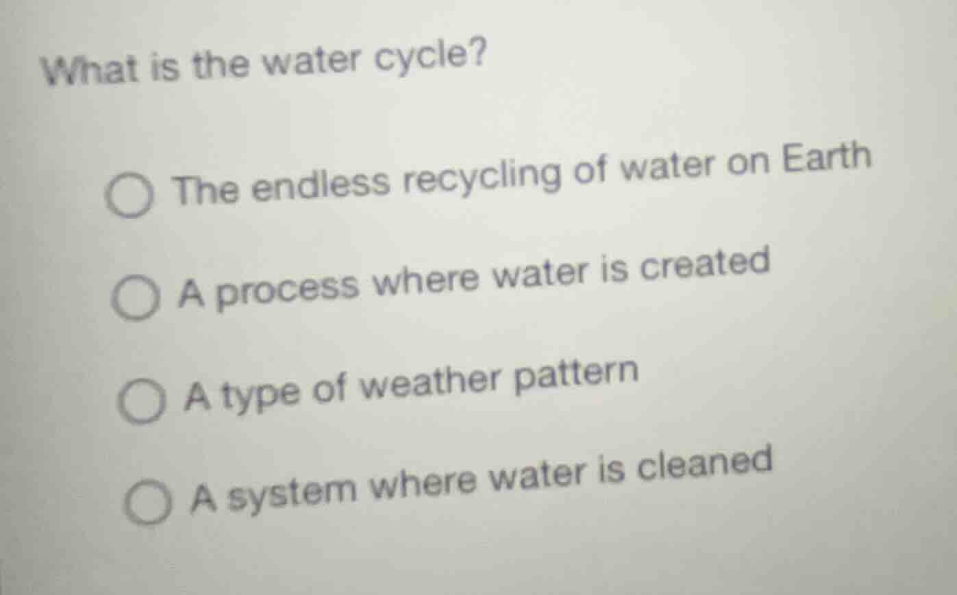 what is the water cycle? the endless recycling of water on earth a proc…
