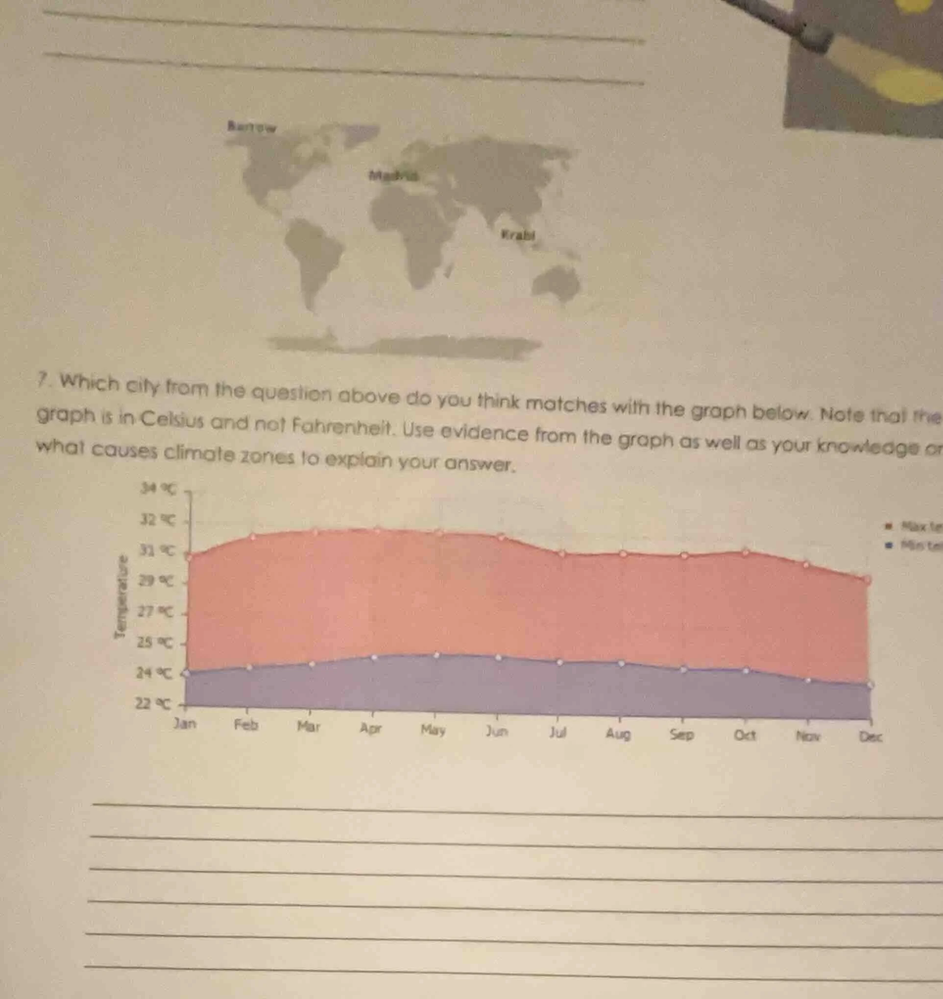 7. which city from the question above do you think matches with the gra…