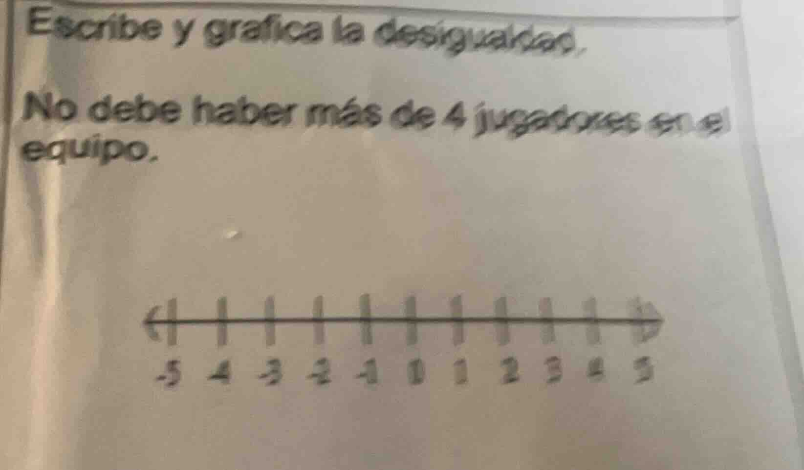 escribe y grafica la desigualdad. no debe haber más de 4 jugadores en e…