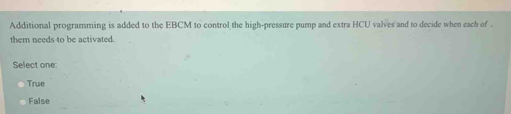 additional programming is added to the ebcm to control the high - press…