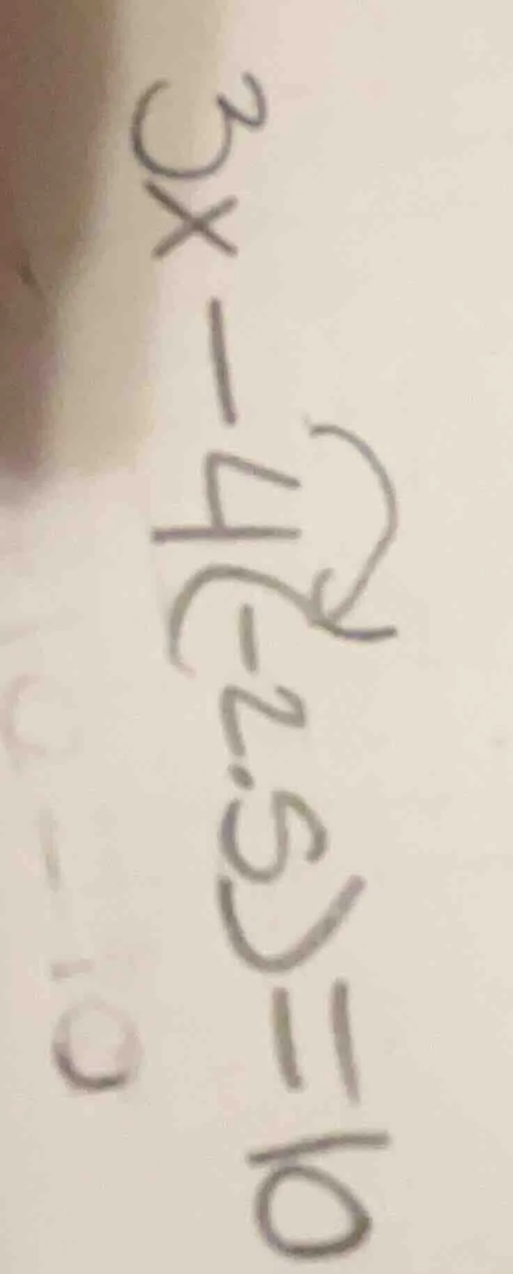 3x - 4(2.5) = 10